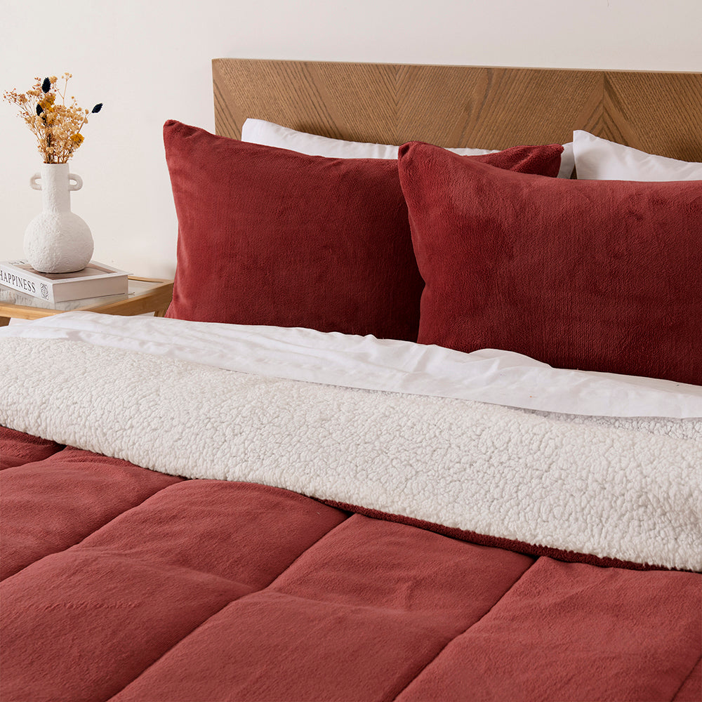 Plumón 2 Plazas Coral Sherpa Terra