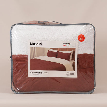 Plumón 2 Plazas Coral Sherpa Terra