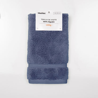 Toalla de Cara Soft Twist 600 g/m2 30x50 cm Azul