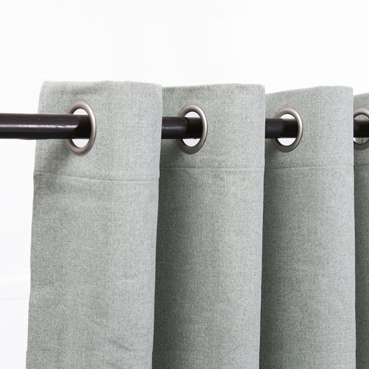 Set Cortinas Blackout Argolla Romana Verde