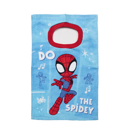 Set Toalla 30x50 cm, Cepillo Dental, Taza y Bolso Spidey Amaze