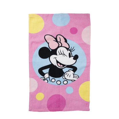 Set Toalla 30x50 cm, Cubiertos y Bolso Minnie Beauty