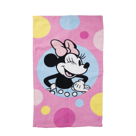 Set Toalla 30x50 cm, Cubiertos y Bolso Minnie Beauty