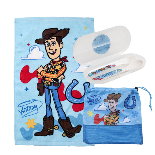 Set Toalla 30x50 cm, Cubiertos y Bolso Toy Story Cow
