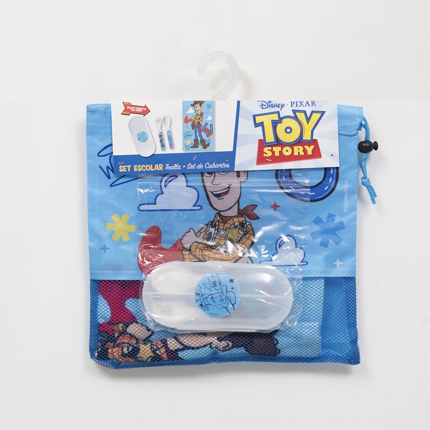 Set Toalla 30x50 cm, Cubiertos y Bolso Toy Story Cow