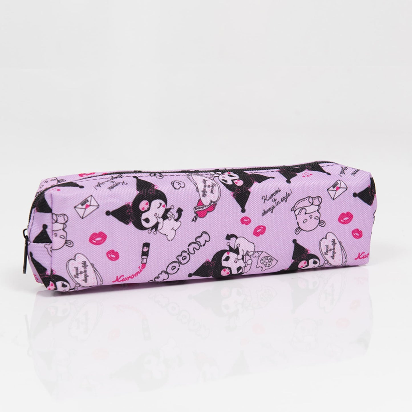 Set Toalla 30x50 cm, Estuche y Bolso Kuromi Carta