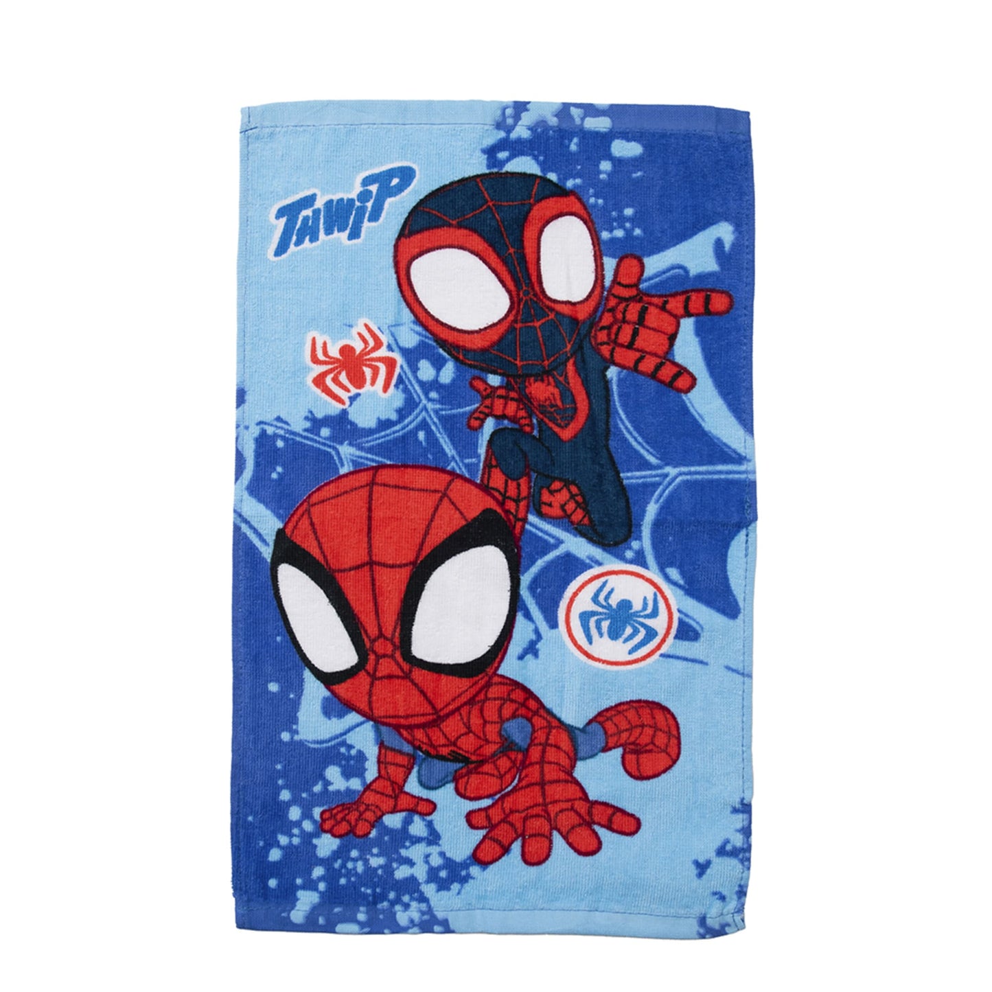 Set Toalla 30x50 cm, Estuche y Bolso Spidey Telas