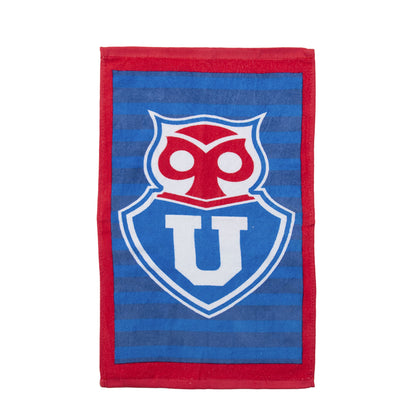 Set Toalla 30x50 cm, Jockey y Bolso U de Chile Azul