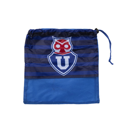 Set Toalla 30x50 cm, Jockey y Bolso U de Chile Azul