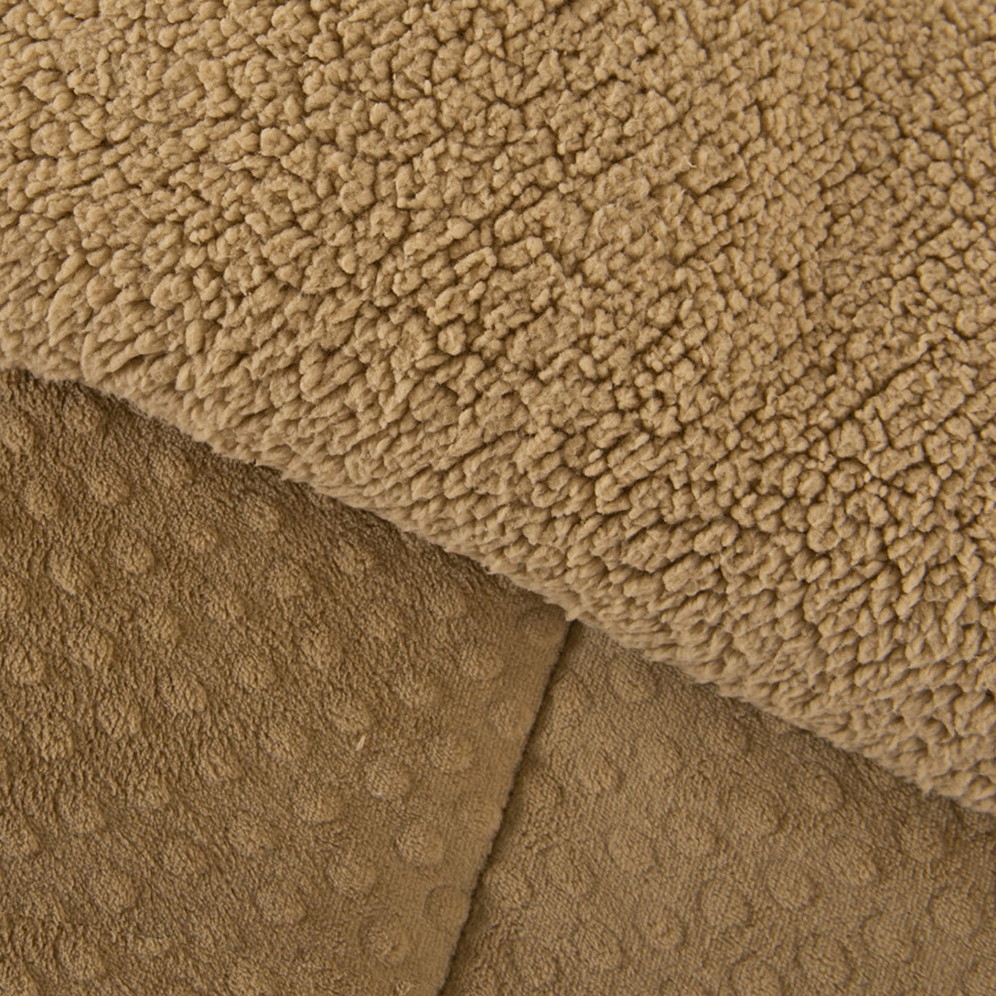 Plumón 1.5 Plazas Coral 3D Sherpa Beige