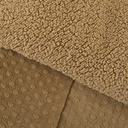 Plumón 1.5 Plazas Coral 3D Sherpa Beige