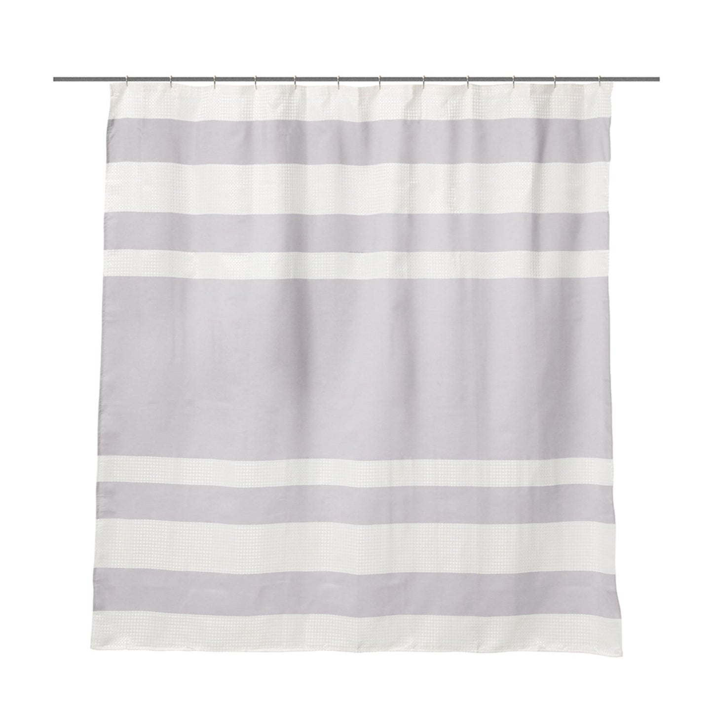 Cortina de Baño Waffle 180x180 cm Gris