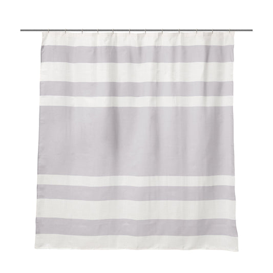 Cortina de Baño Waffle 180x180 cm Gris