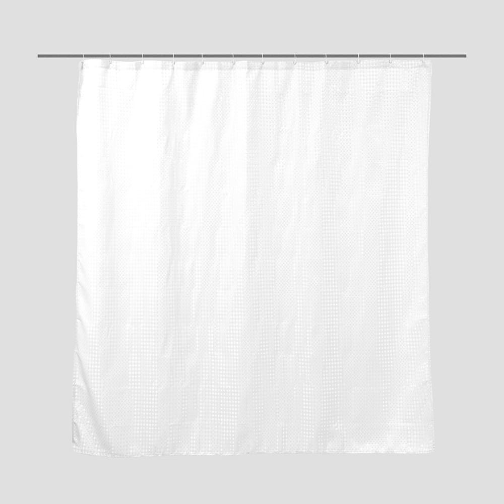 Set Cortina de Baño 4 Piezas Blanco
