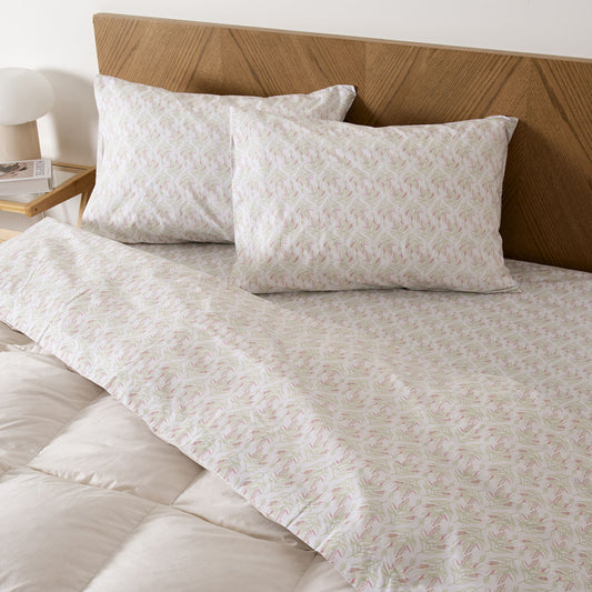 Sábana Super King 200 Hilos Estampada Tupa