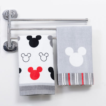 Set 2 Toallas Disney Mickey Cabeza 30x50 cm