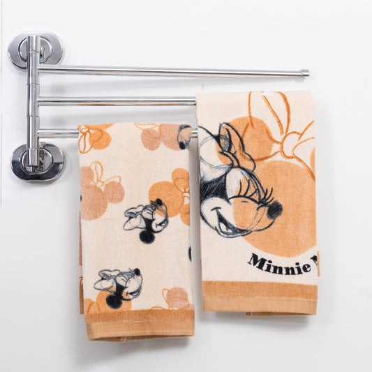 Set 2 Toallas Disney Minnie Tierra 30x50 cm
