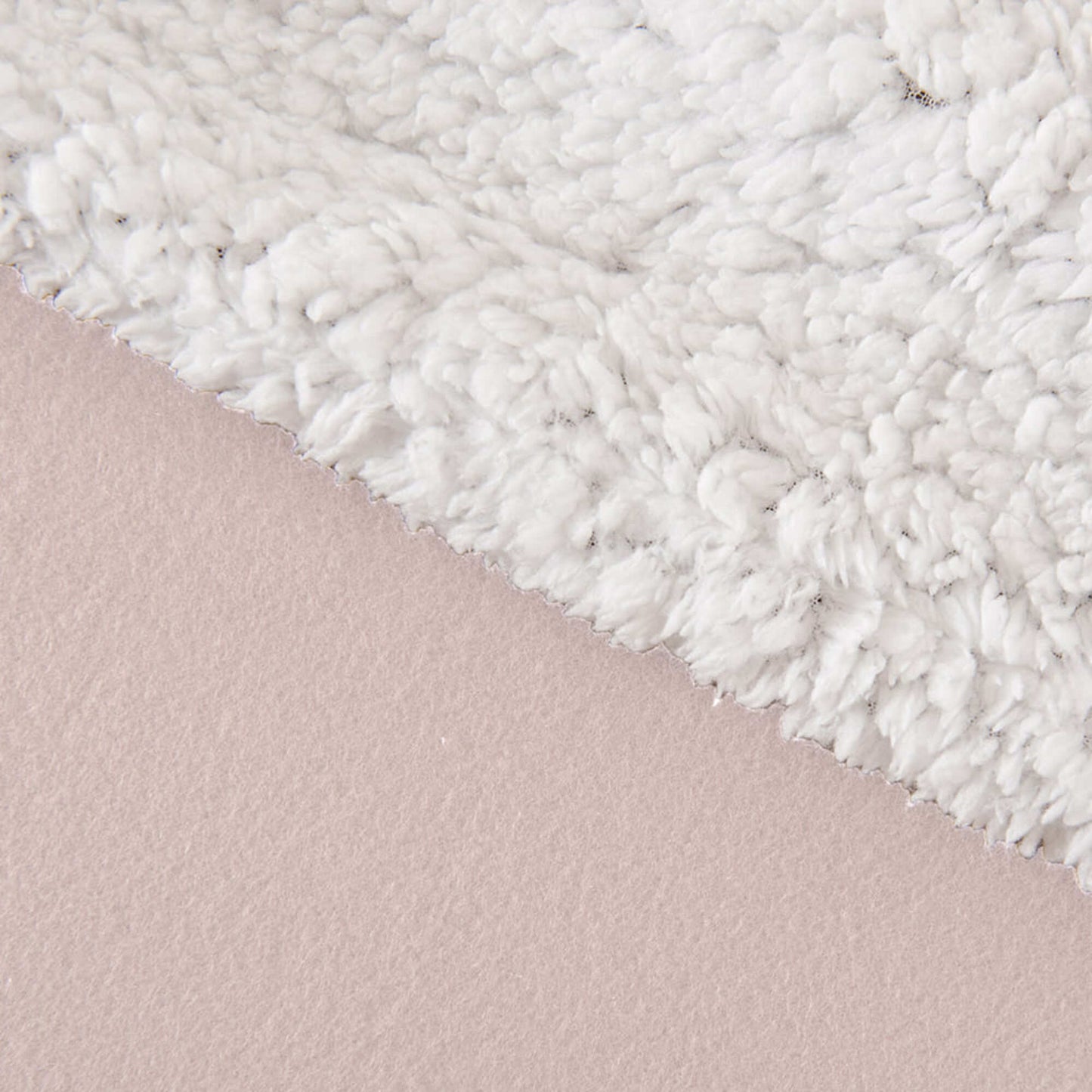 Frazada 1.5 Plazas Polar Sherpa Lisa Nude