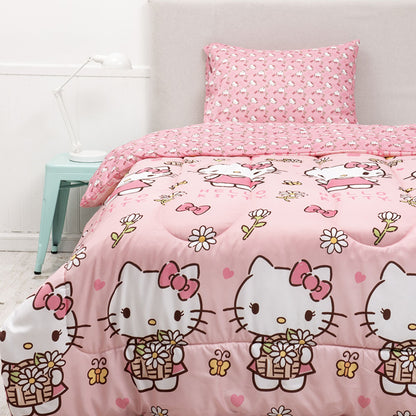 Plumón 1.5 Plazas Hello Kitty Margarita