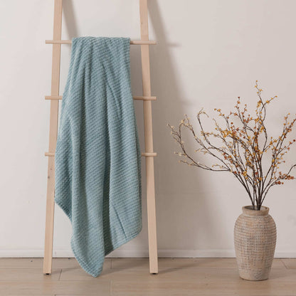 Manta Flannel Aura 127x152 cm Celeste