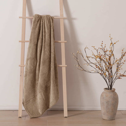 Manta Flannel Aura 127x152 cm Beige