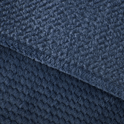 Frazada King Flannel Aura Azul
