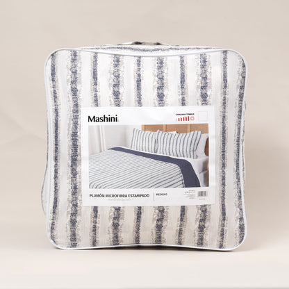 Plumón 2 Plazas Microfibra Sherpa Corteza