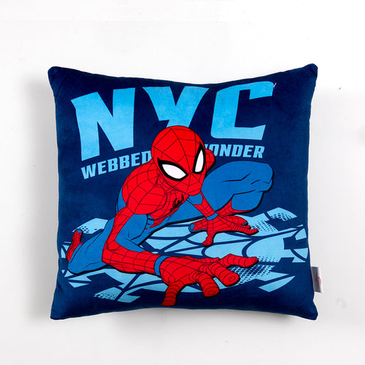 Cojín Velour Est. 40x40 cm Spiderman City