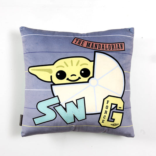 Cojín Velour Est. 40x40 cm Star Wars Mando