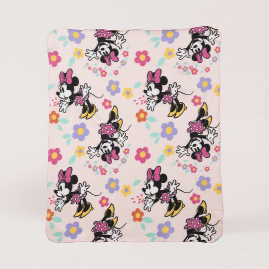 Manta Polar 115x130 cm Disney Minnie Flores
