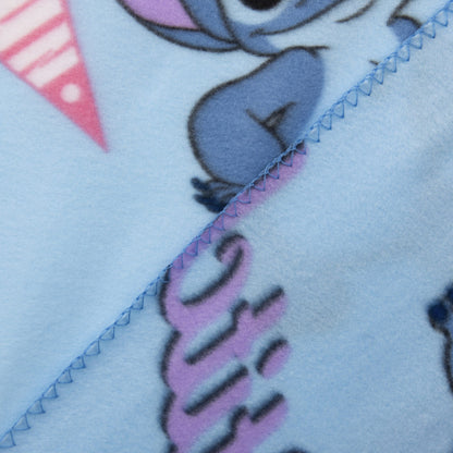 Manta Polar 115x130 cm Disney Stitch Run