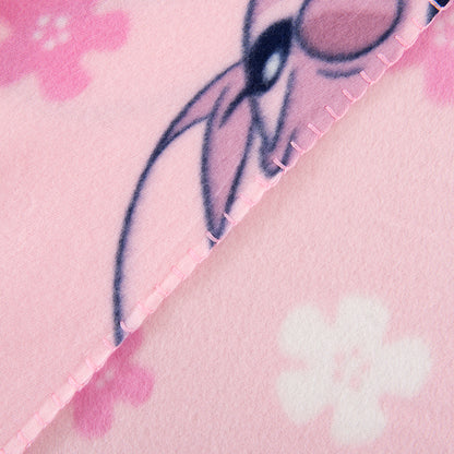 Manta Polar 115x130 cm Disney Stitch Angel Pink