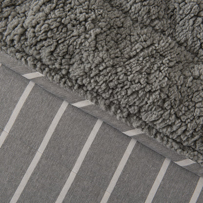 Quilt King Palma Cationic Sherpa Gris