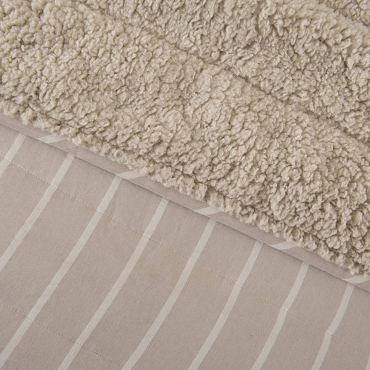 Quilt Super King Palma Cationic Sherpa Beige