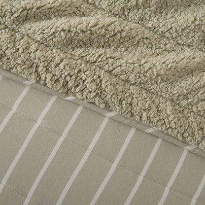 Quilt Super King Palma Cationic Sherpa Verde