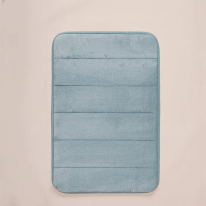 Piso de Baño Flannel Azul