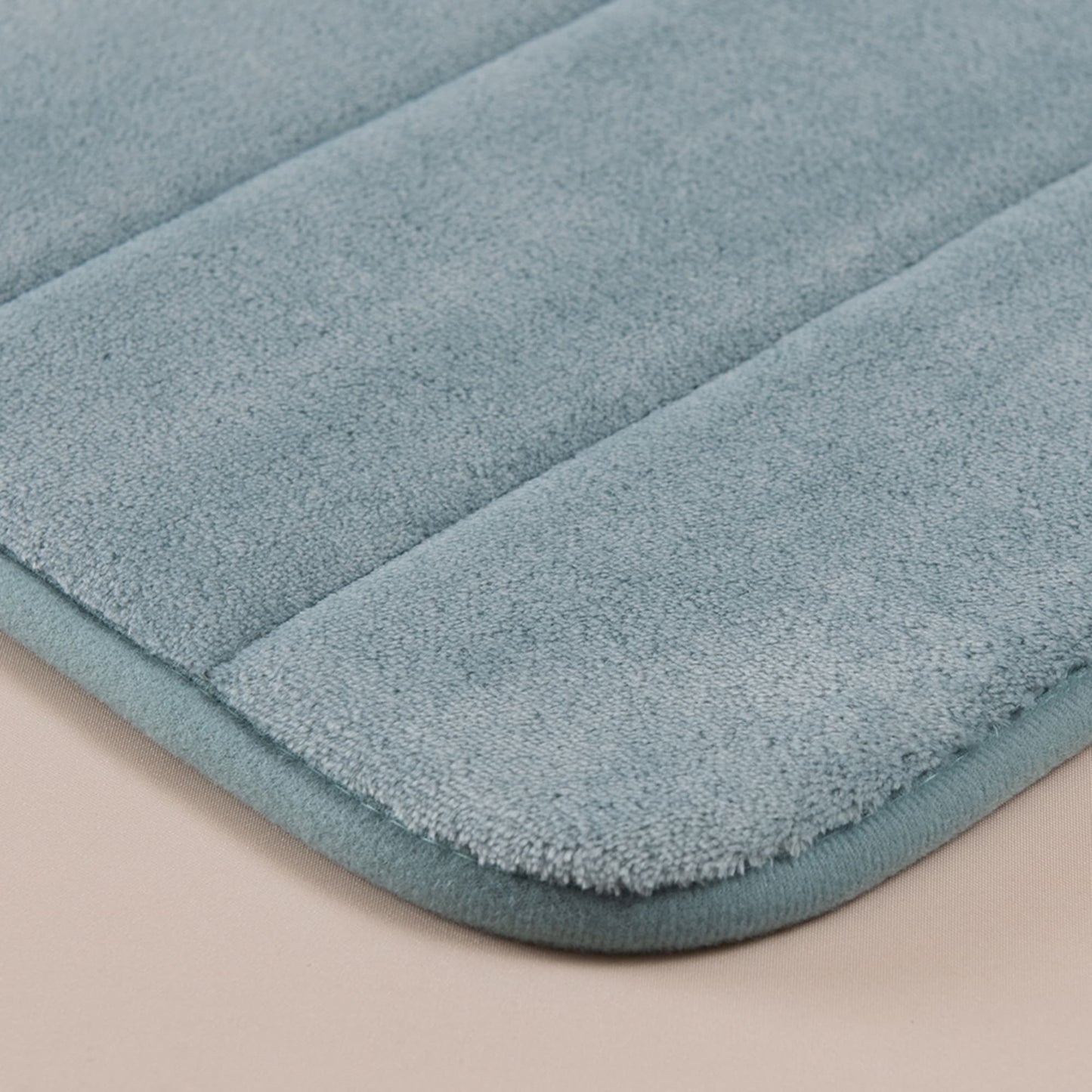 Piso de Baño Flannel Azul