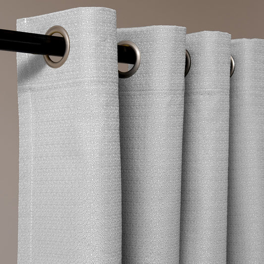 Set Cortinas Blackout Argolla Regata Gris