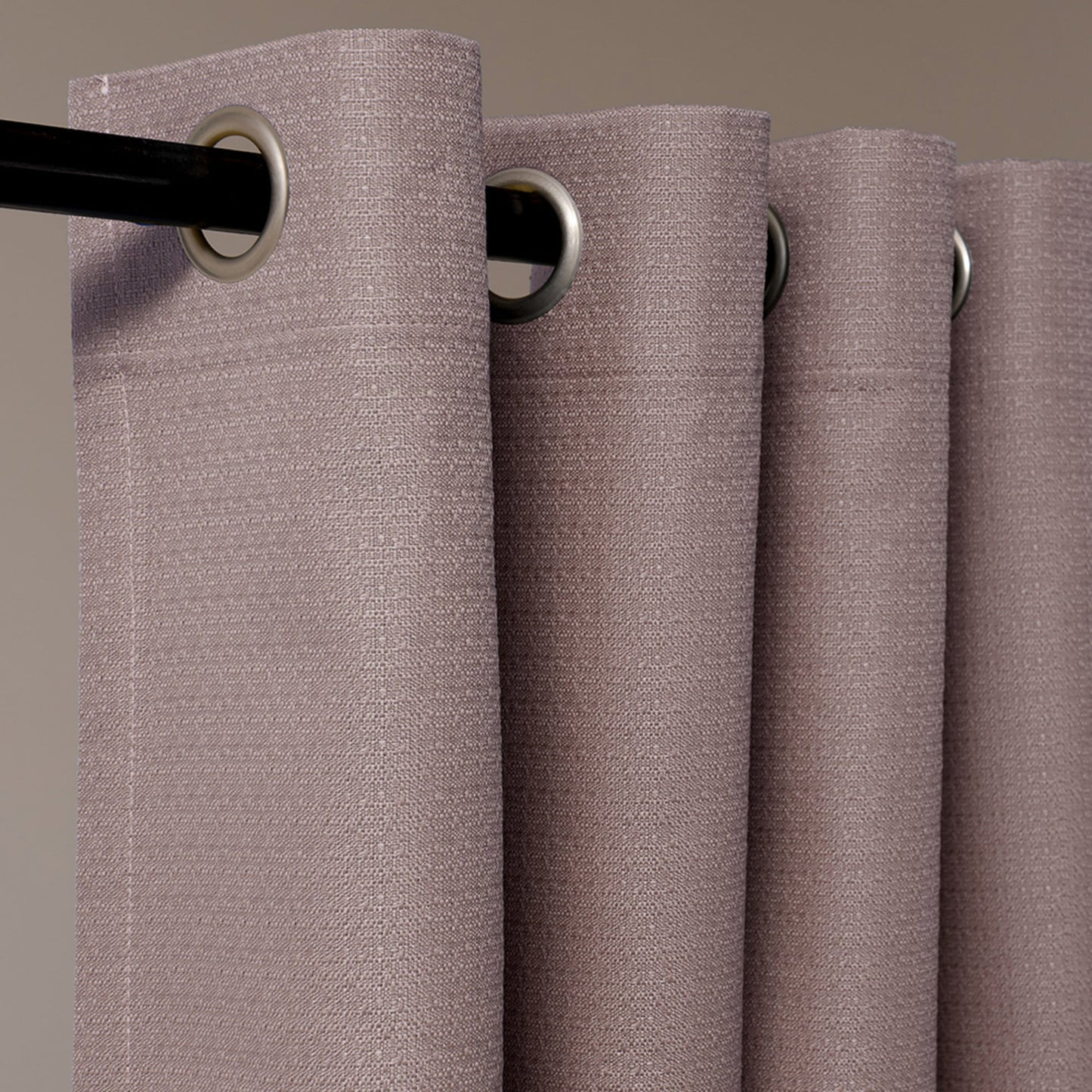 Set Cortinas Blackout Argolla Regata Café