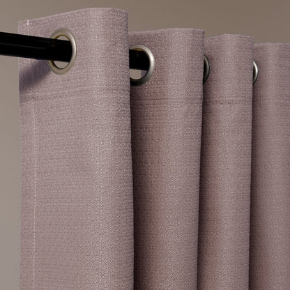 Set Cortinas Blackout Argolla Regata Café