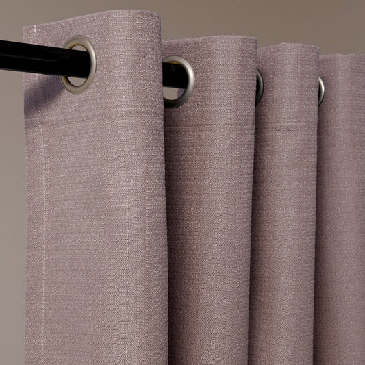 Set Cortinas Blackout Argolla Regata Café
