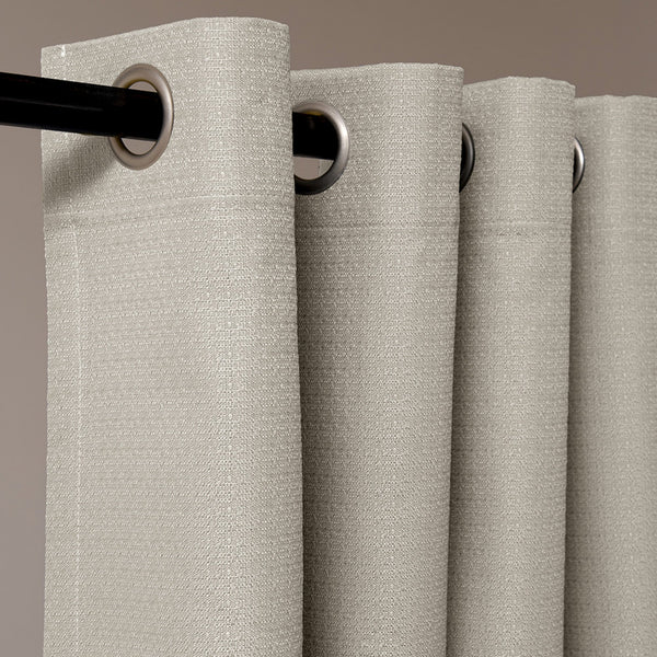 Set Cortinas Blackout Argolla Regata Crudo