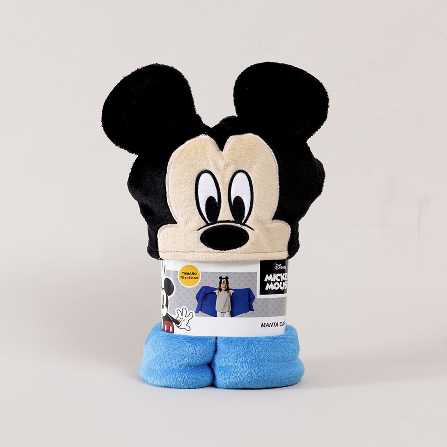 Manta Capucha 3D 70x150 cm Mickey