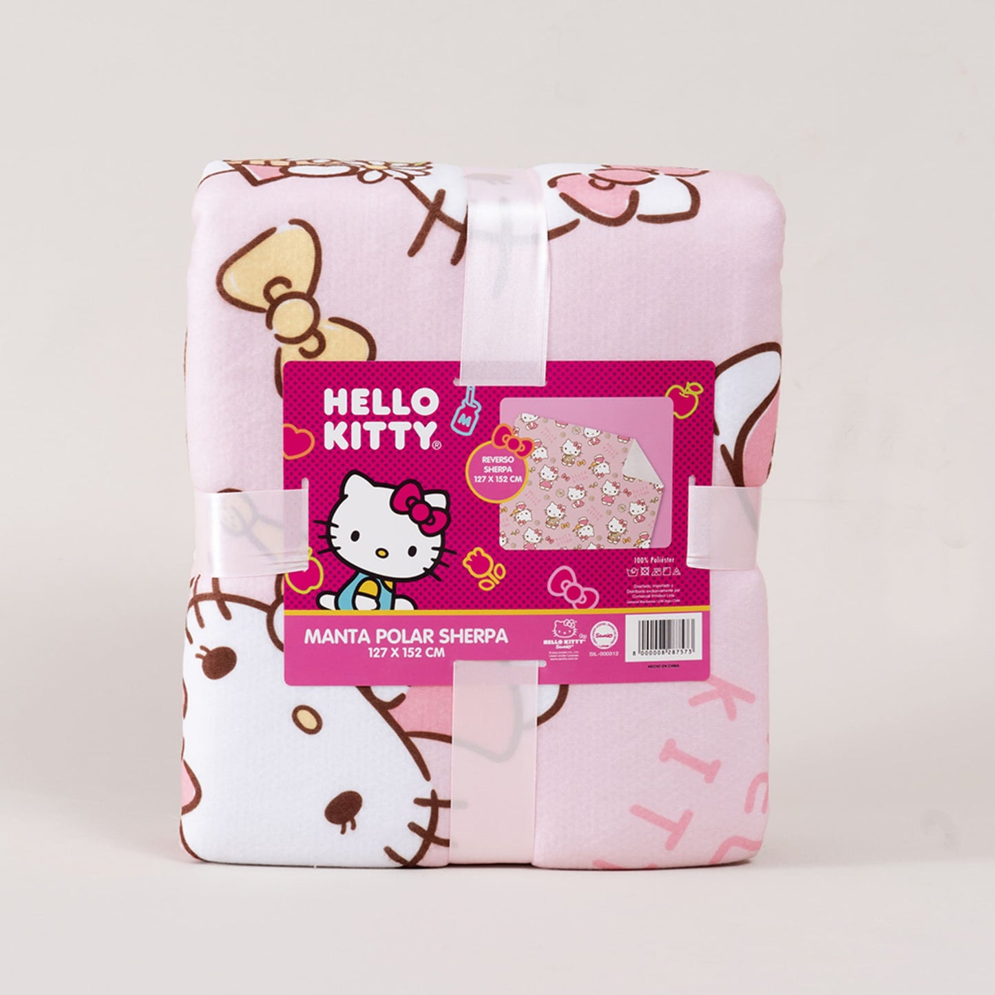 Manta Polar Sherpa 127x152 cm Hello Kitty