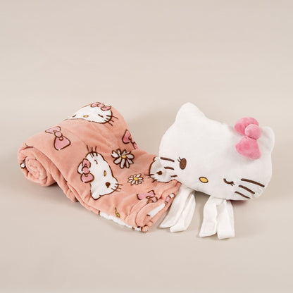 Manta Cojín 3D 127x152 cm Hello Kitty