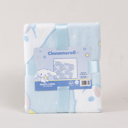 Manta Coral 127x152 cm Cinnamoroll