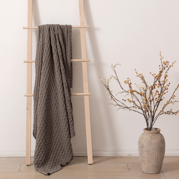 Manta Chenille Ivy 127x152 cm Taupe