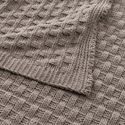 Manta Chenille Ivy 127x152 cm Taupe