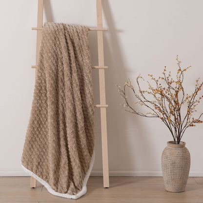 Manta Jacquard Flannel Bruma 127x152 cm Arena