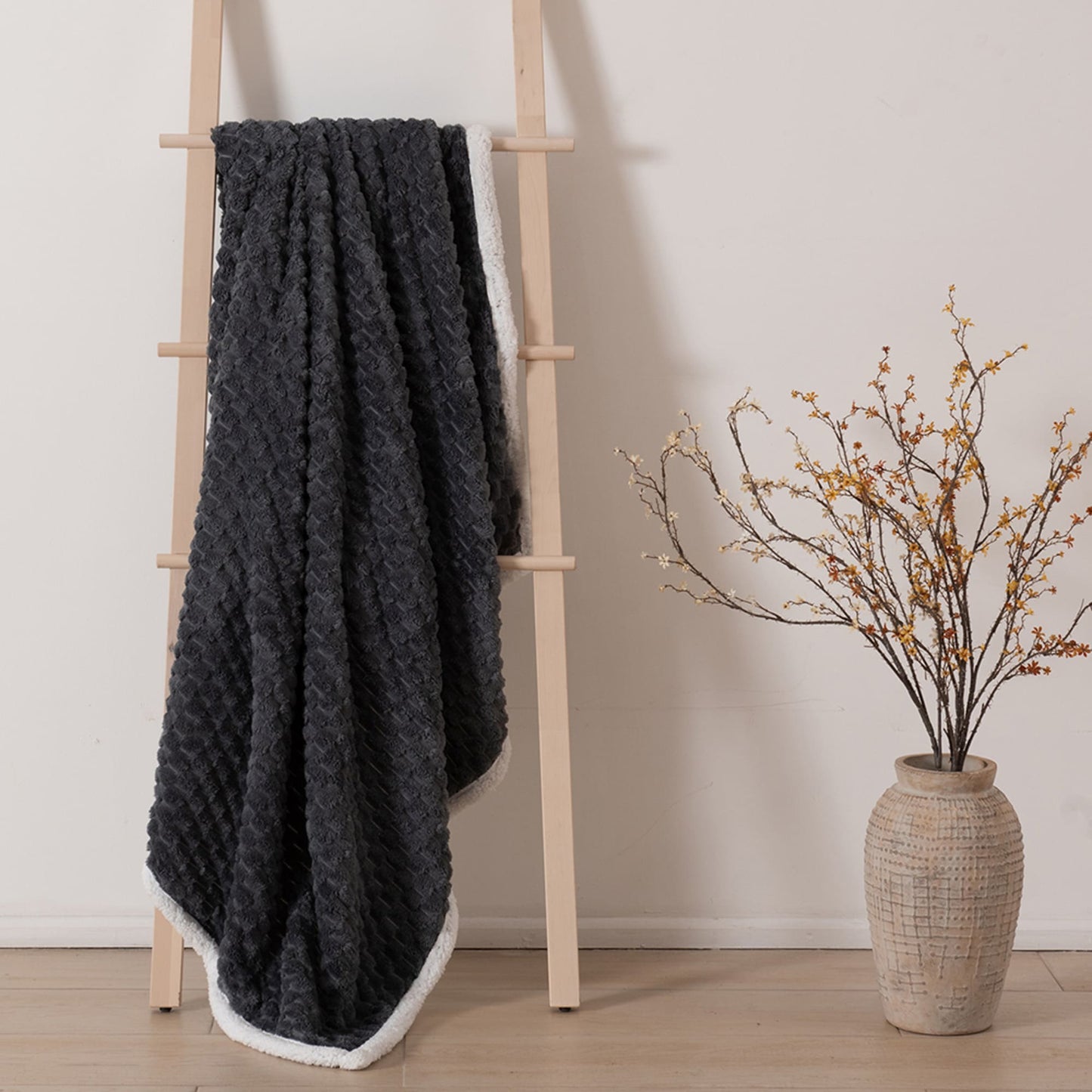Manta Jacquard Flannel Bruma 127x152 cm Marengo